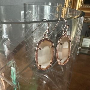 Kendra Scott Rose Gold Drop Earrings